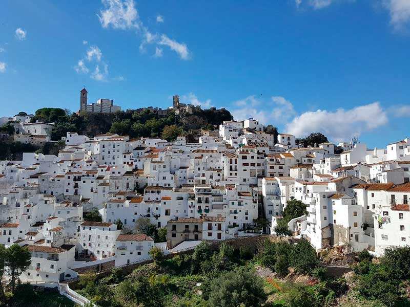 Casares es uno de los pueblos blancos de la provincia de Málaga