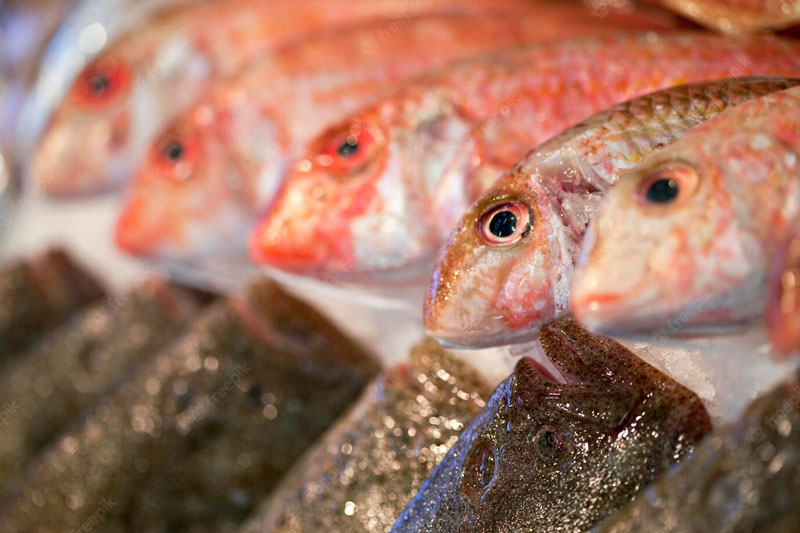 Los salmonetes son uno de los pescados típicos de Málaga