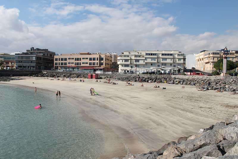 Calas de Málaga: Playa chica en Torrox